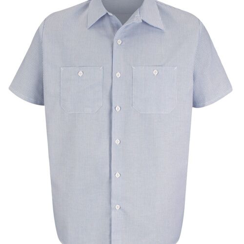 Men's Industrial Stripe Work Shirt Thumbnail